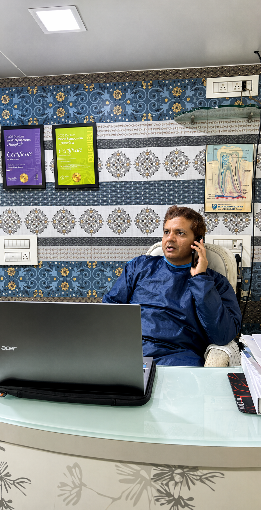 Dr. Tushar Shah, dentist at Zahn Dental Care in Mulund West, Mumbai